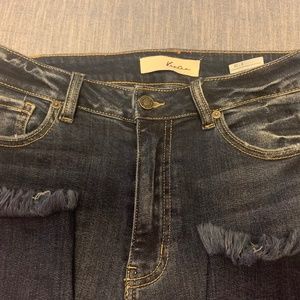 Dark wash KanKan jeans. Size 9/28